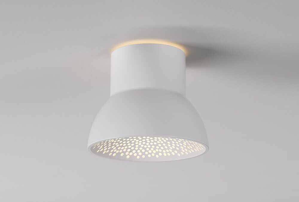 Tienda exclusiva con lámpara de diseño